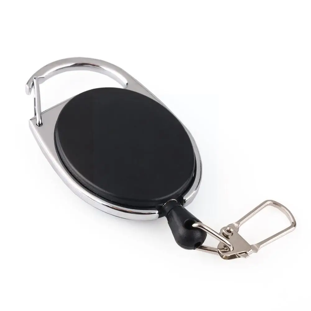 

1PC Creative Adjustable Telescopic Keychain Spring Key Wire EDC Rope Security Outdoor Carabiner Anti-lost Ring T Outdoor Bu Z9M5