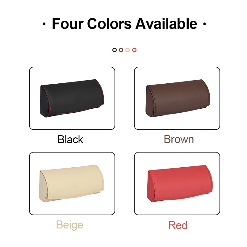 

Car Glasses Case Sunglasses Storage Box 4 Colors Auto Interior Accessories Glasses Holder Sun Visor Automobiles CAR ACCESSORIES