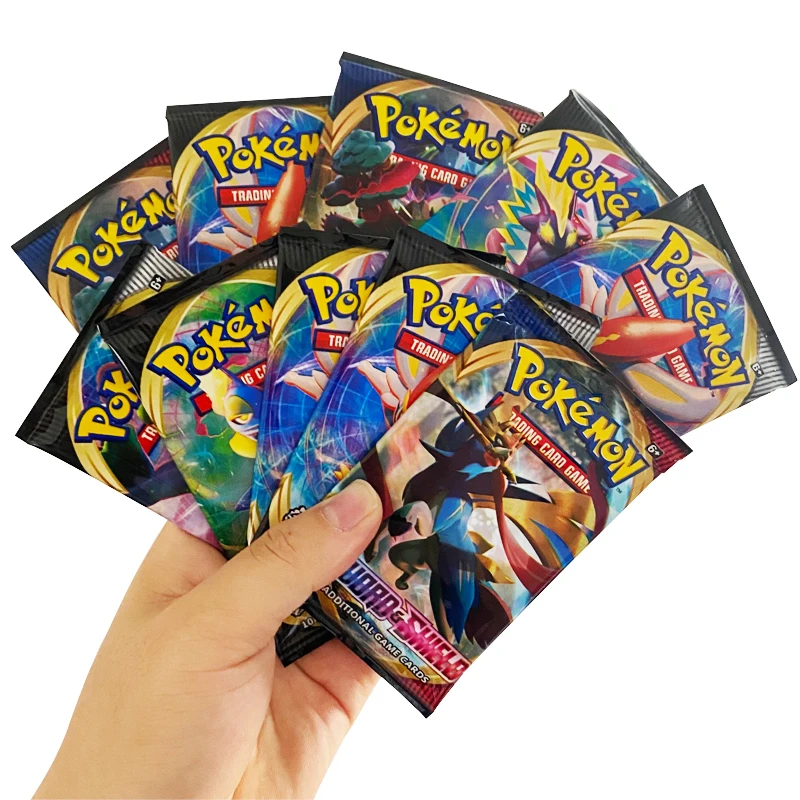 324/360/660 шт./кор. Pokemon карточные игрушки французская Торговая карточка игра солнце и