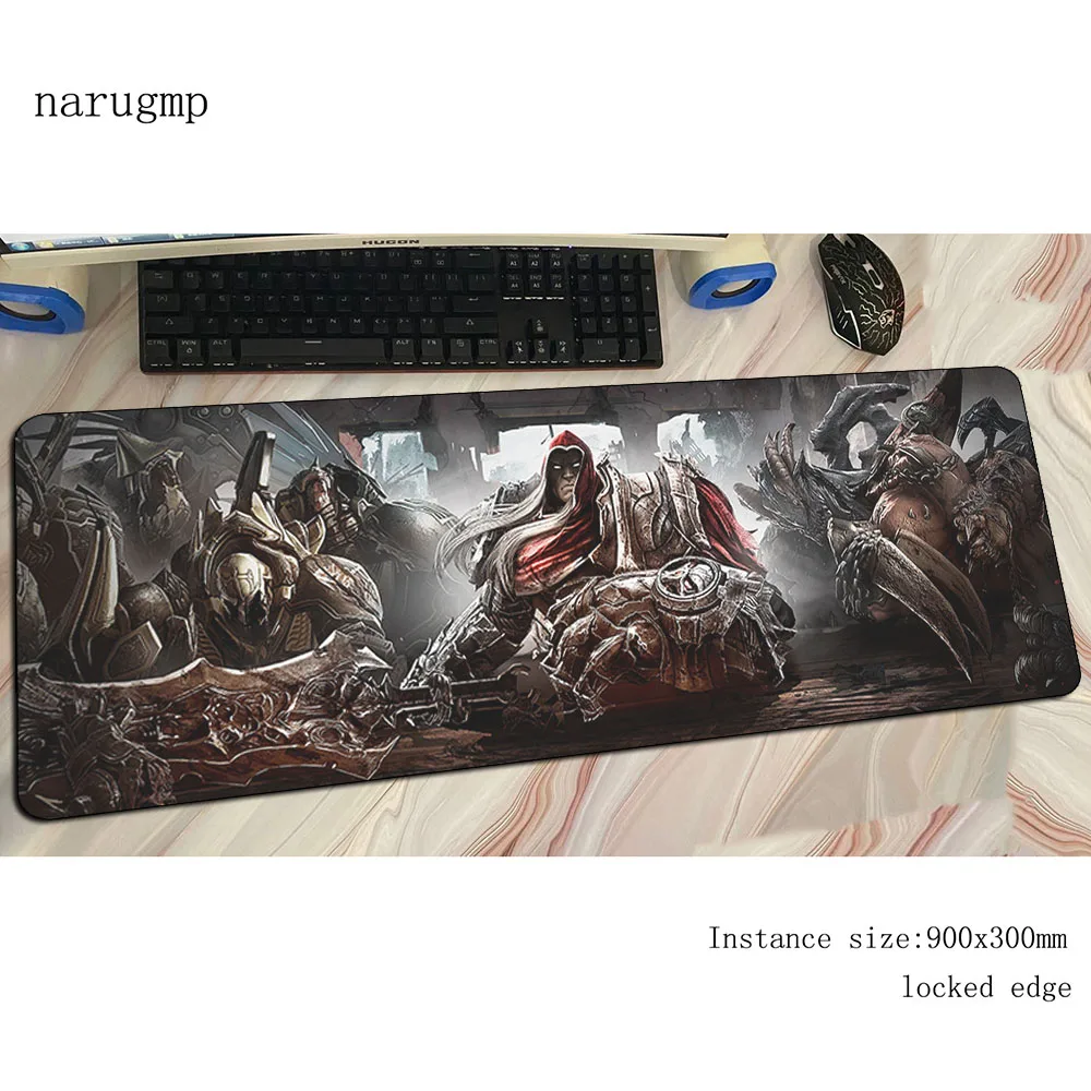 

darksiders padmouse 900x300x2mm gaming mousepad game Cartoon mouse pad gamer computer desk Indie Pop mat notbook mousemat pc