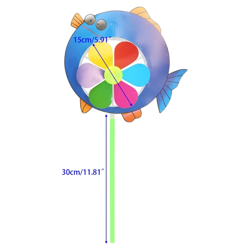 HBB Cartoon Animal Windmill Wind Spinner Pinwheel Home Garden Yard Decor Kids Toys |