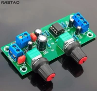iwistao low pass filter finished board subwoofer crossover board deep bass single supply dc10 24v for 2 1 system