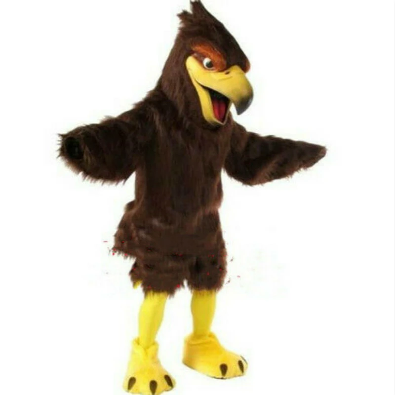 

Fursuit Mascot Costume Brown Eagle Mascot Suit Adult Cosplay for Halloween Costume Party Carnival Circus Opening Ceremony