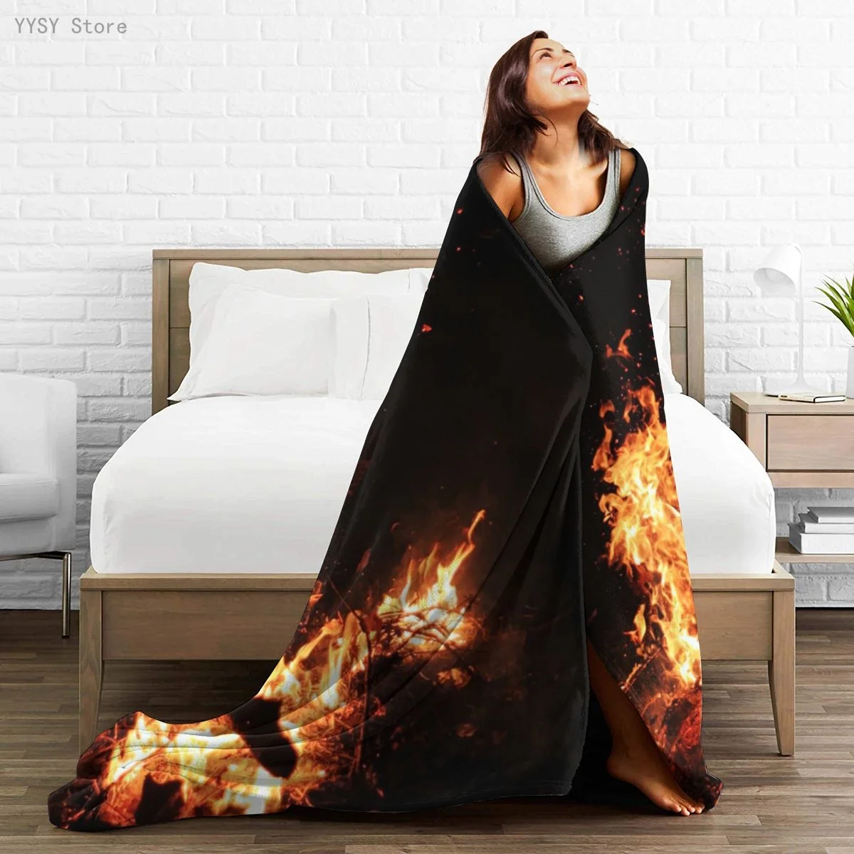 

Bonfire Wash (9) Anime printed Ultra-Soft Micro Fleece Blanket flannel throw Sherpa bedspread bedding sofa