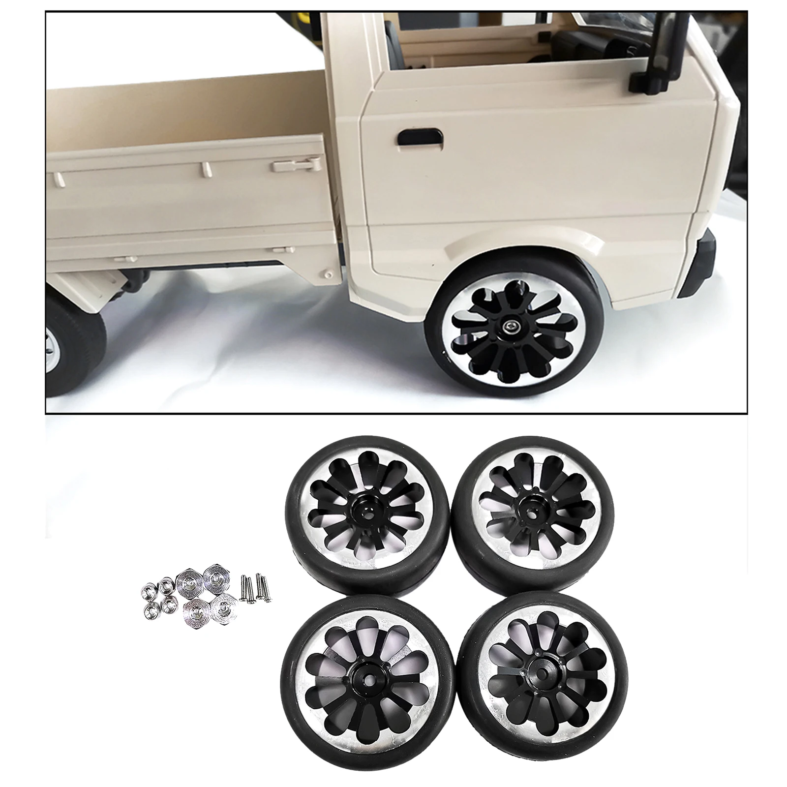 колесные диски и шины 110 для wpl d12 crawle