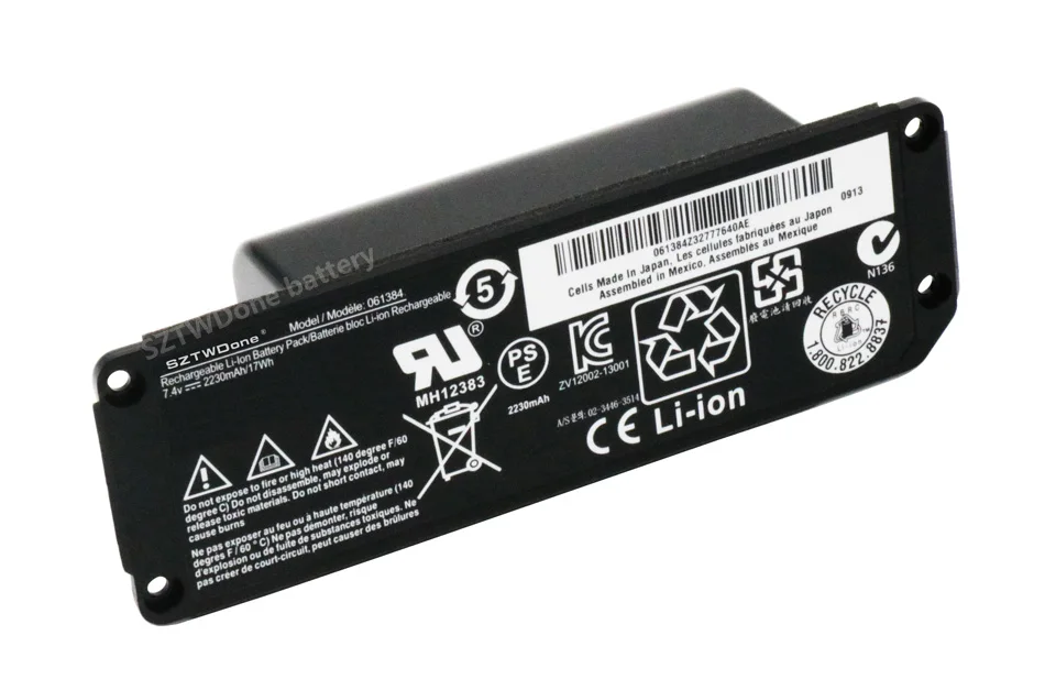 SZTWDone батарея 061384 061385 061386 063404 063287 для бозе SoundLink мини 1 мобильный динамик с Bluetooth