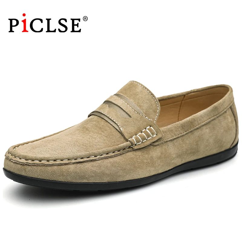 

Luxury Brand Genuine Leather Men Shoes Loafers Comfortable Casual Leather Shoes Men Driving shoes Soft Moccasins Man Flat shoes