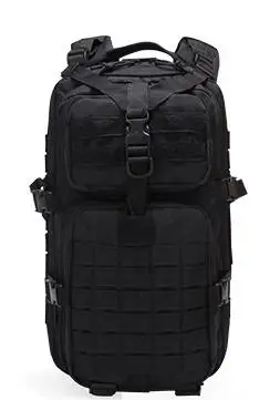 black 40л Военный Тактический штурмовой пакет рюкзак армейский Molle Водонепроницаемый Ошибка сумка маленький рюкзак для наружного туризма кемпинга охоты - Цвет: black