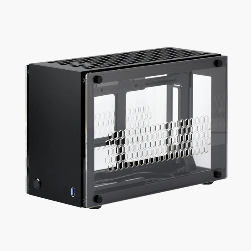 Акриловый Geeek A4 SFX Flex PC Mini прозрачный акриловый ITX A50 A50S компьютерный чехол USB3.0 X 1 / L