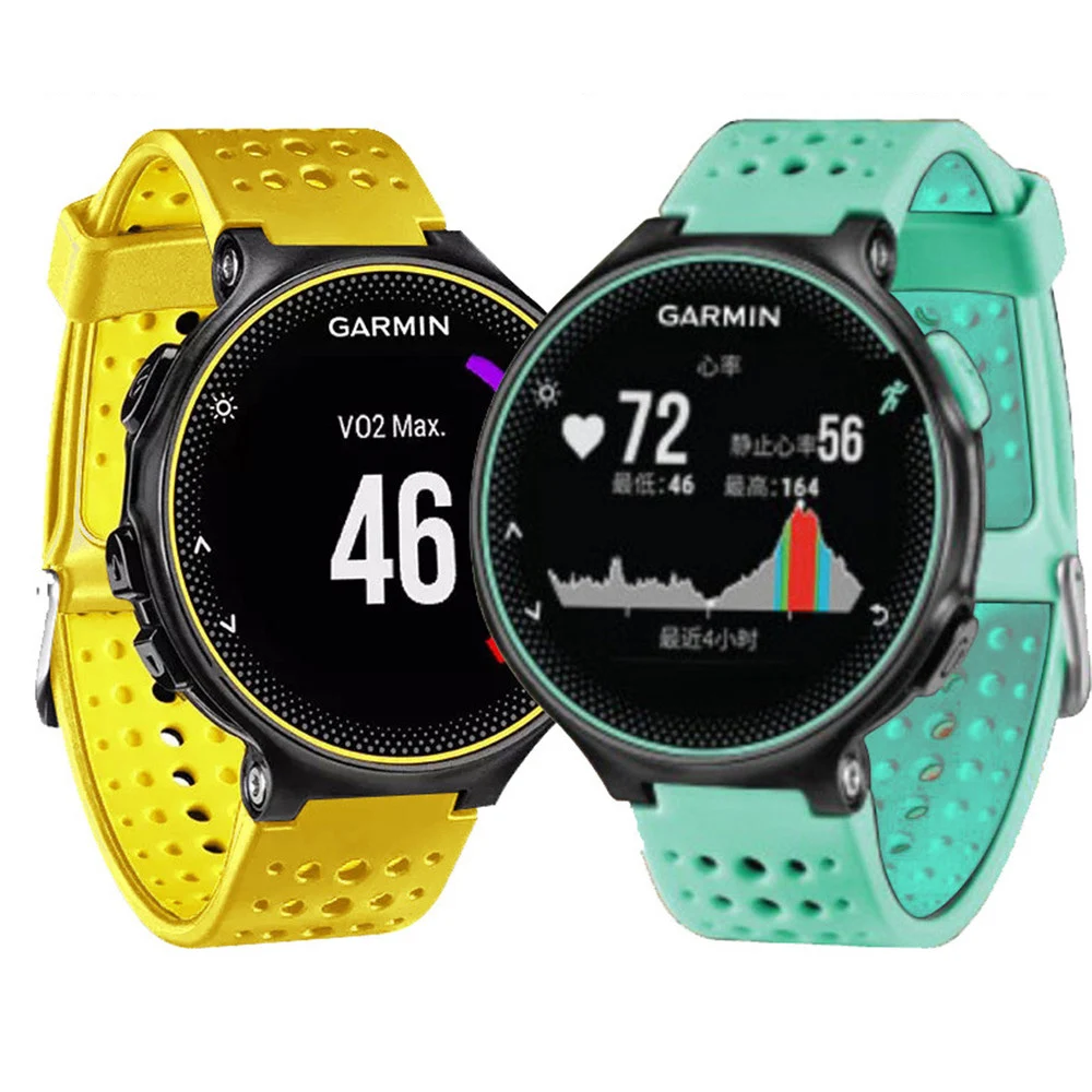 Ремешок силиконовый для наручных часов Garmin Forerunner 235 220 230 620 630 735|Ремешки часов| |