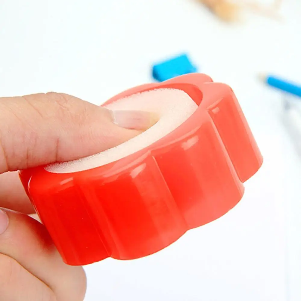

Creative Finger Wet Sponge Finger Dampener Finger Wetting Sponge Damper Count Cute Money Paper Creative Round Case