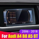 Закаленное стекло для Audi A4 B8 S4 RS4 A5 8T S5 RS5 08-2015, защита экрана навигации автомобиля, пленка для сенсорного экрана дисплея, аксессуары