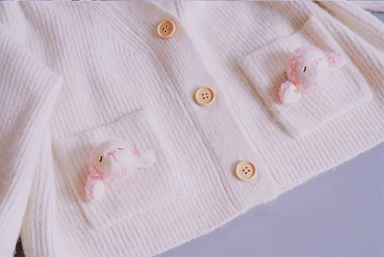 Kawaii овец спящего лица брошь с овцой плюшевая кукла заколка для волос белого и