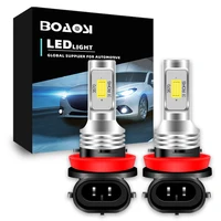 2x h11 led hb4 9006 car led h8 fog light bulb h7 csp 2000lm 12v auto driving running lamp white 6500k