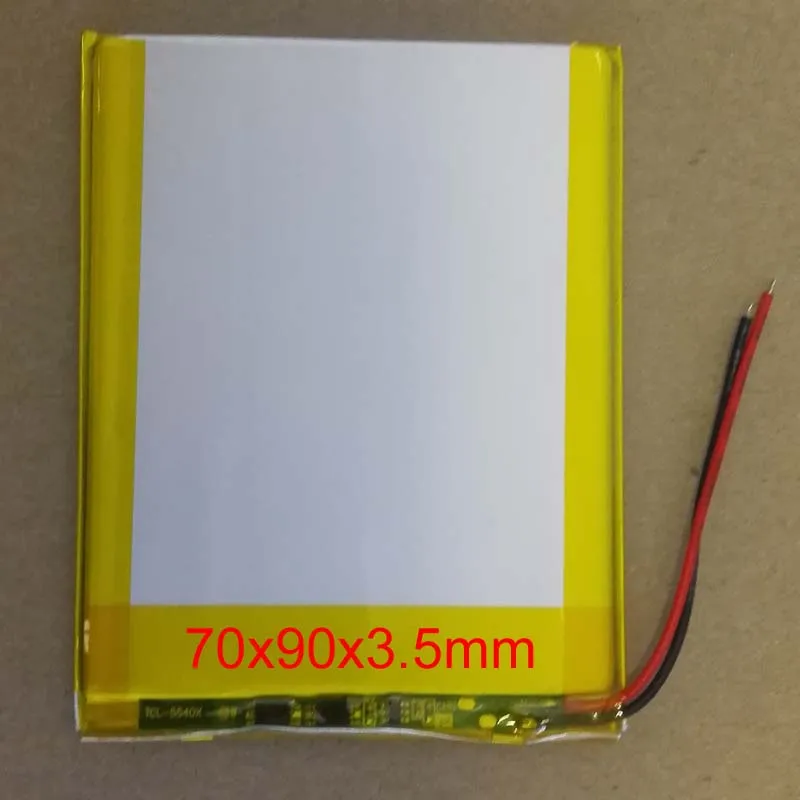 

3.7V 3500mah (polymer lithium ion battery) Li-ion battery for tablet pc 7 inch MP3 MP4 [407095] replace [357095] High capacity