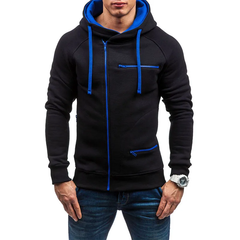 

Brand Men's Jacket Hooded Coat Casual Zipper Sweatshirt Men's Tracksuit Sportswear Fashion Jacket Men's Clothing Outerwear