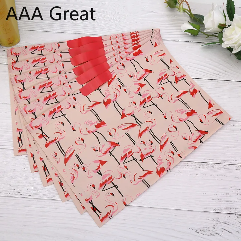 

48Pcs/Lot Pouches Plastic Shopping Bags For Boutique Packaging Plastic Gifts Bag With Handle Clothes Christmas Decorations Candy