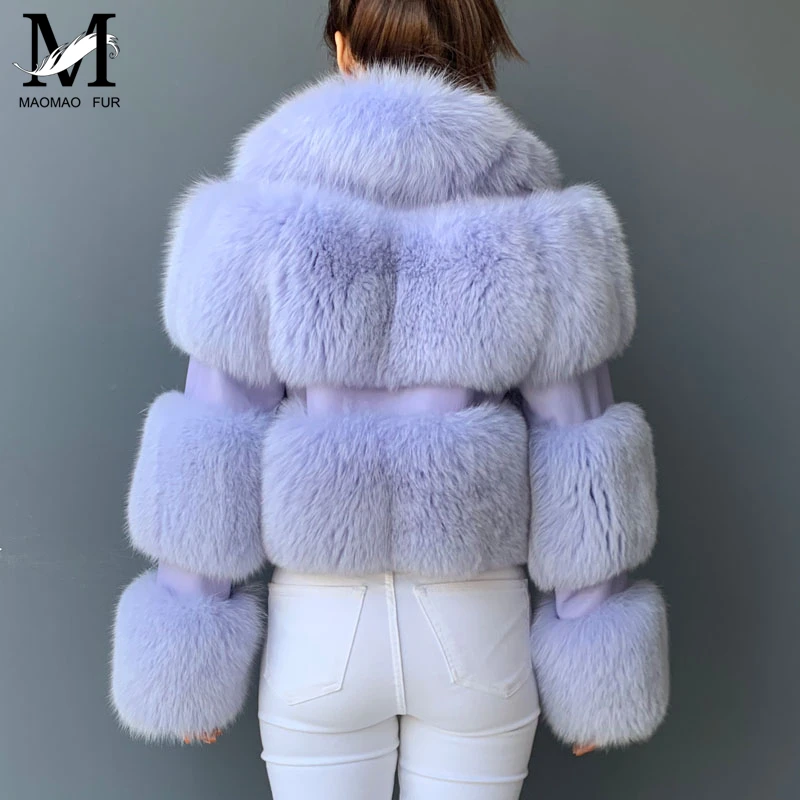 

Women Fur Coat Winter Real Fox Fur Coat Ladies White Fox Female Jackets 2019 Short Real Fur Clothes