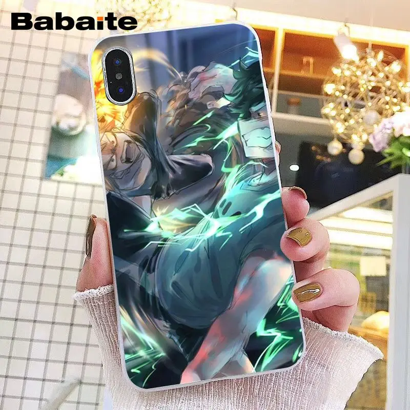 A10 Babaite аниме My Hero Academy deku bakugou Boku no Hero чехол для телефона iPhone XR 11 Pro Max XS MAX 8 7 6 6S Plus X 5 5S SE - Цвет: A10