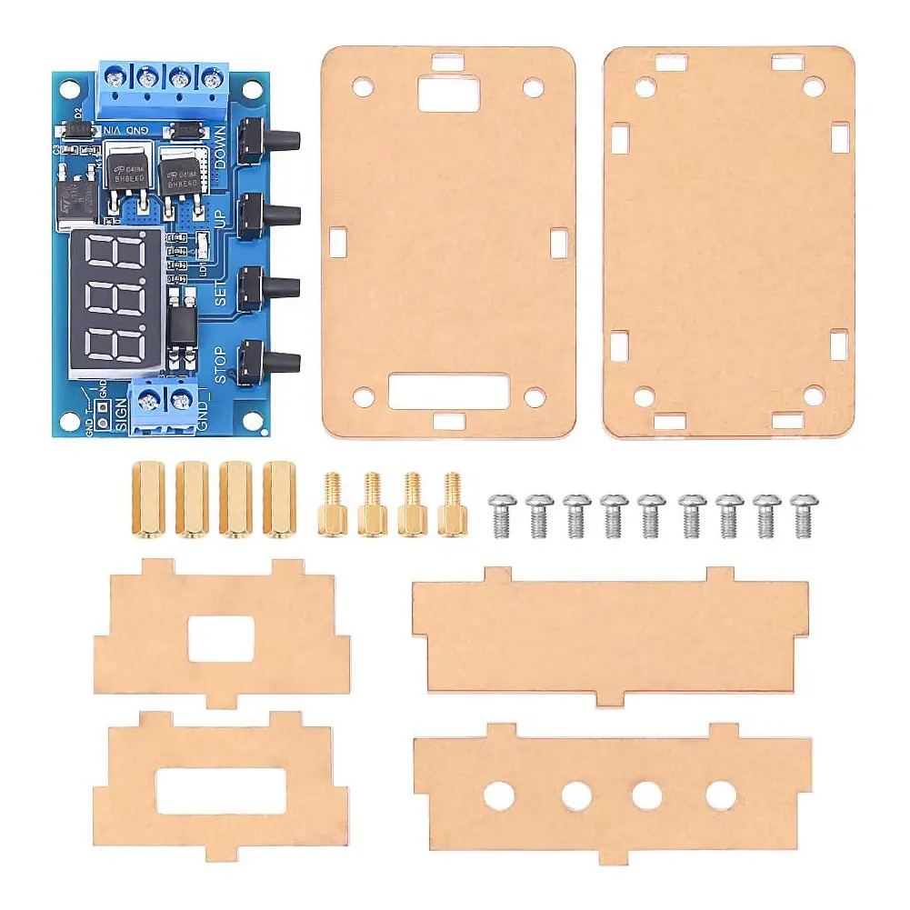 

DC 5-36V Dual MOS design LED Digital Time Delay Relay Trigger Cycle Timer Delay Switch Circuit Board Timing Control Module