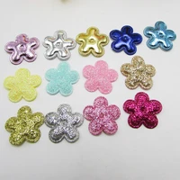 diy jewelry accessories bright green onion pink flowers small cloth stickers handmade hair accessories headwear materials