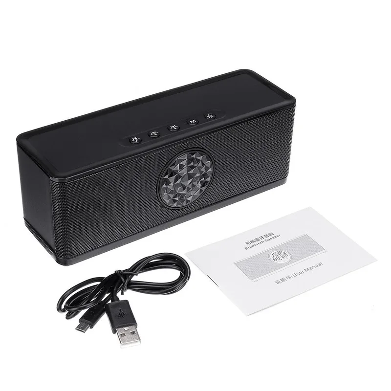 

10W Dual Unit Wireless bluetooth Speakr HiFi Super Bass Stereo 2000mAh TF Card FM Radio Handsfree Speaker
