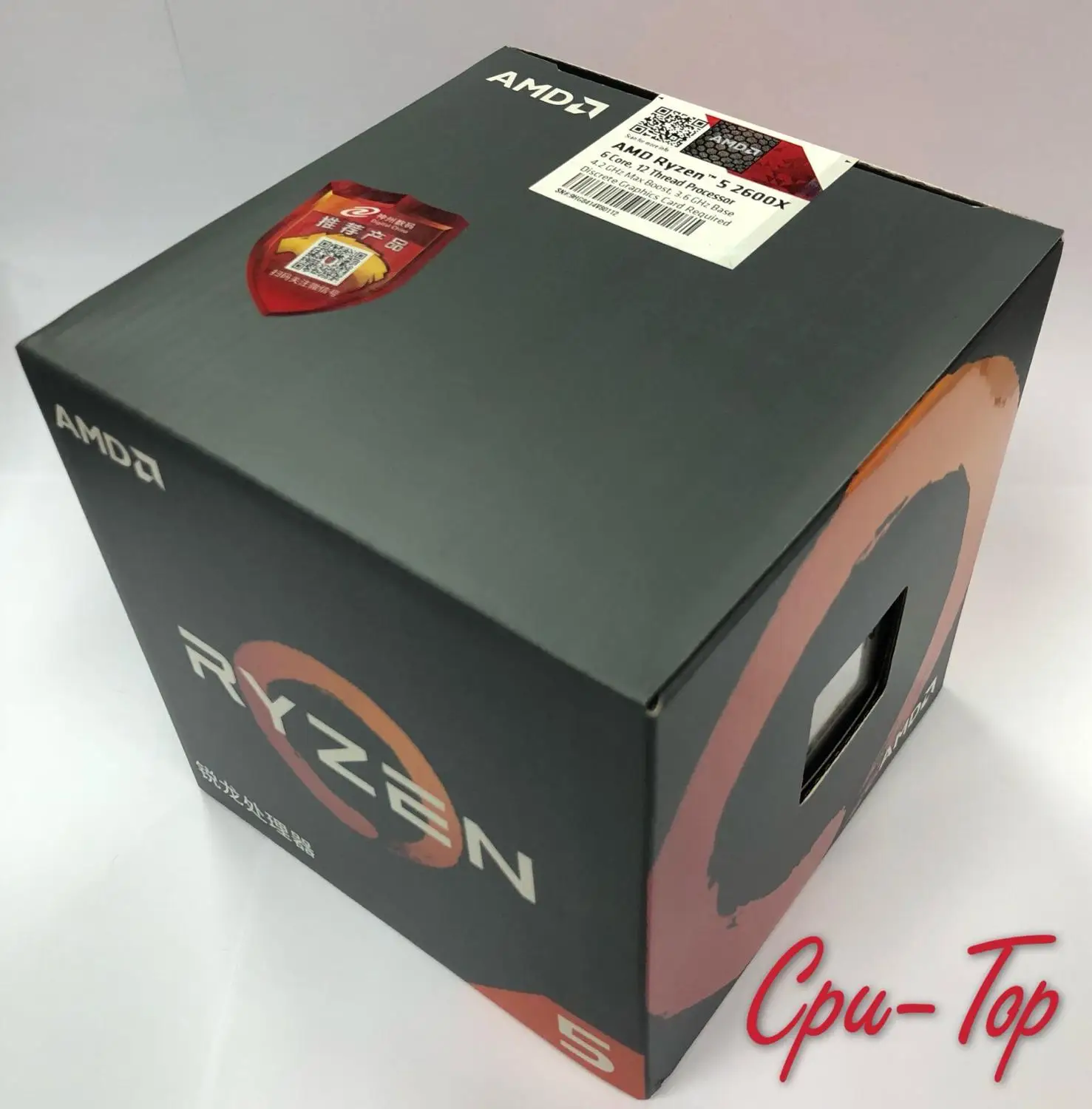AMD Ryzen 5 2600X R5 3 6 ГГц шестиядерный двенадцати-поточный L3 = 16M 95 Вт YD260XBCM6IAF разъем AM4