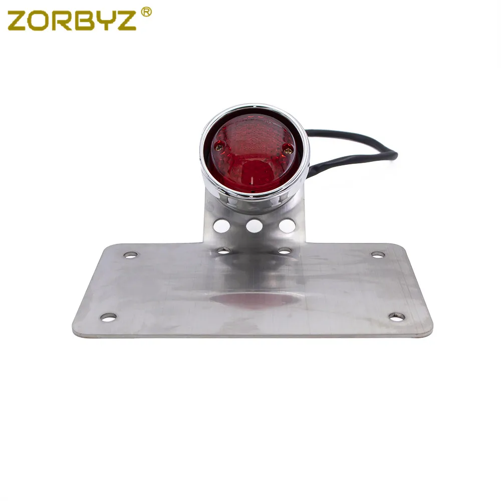 ZORBYZ 1X задний стоп светильник для мотоцикла Кронштейн номерного знака Harley Chopper Bobber