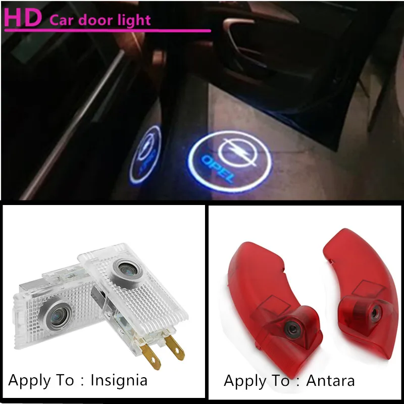 

Car Door Logo Light Ghost Shadow Light Welcome Light For Opel Antara Insignia 3D Car Lights HD Decoration Accessorie Car Goods