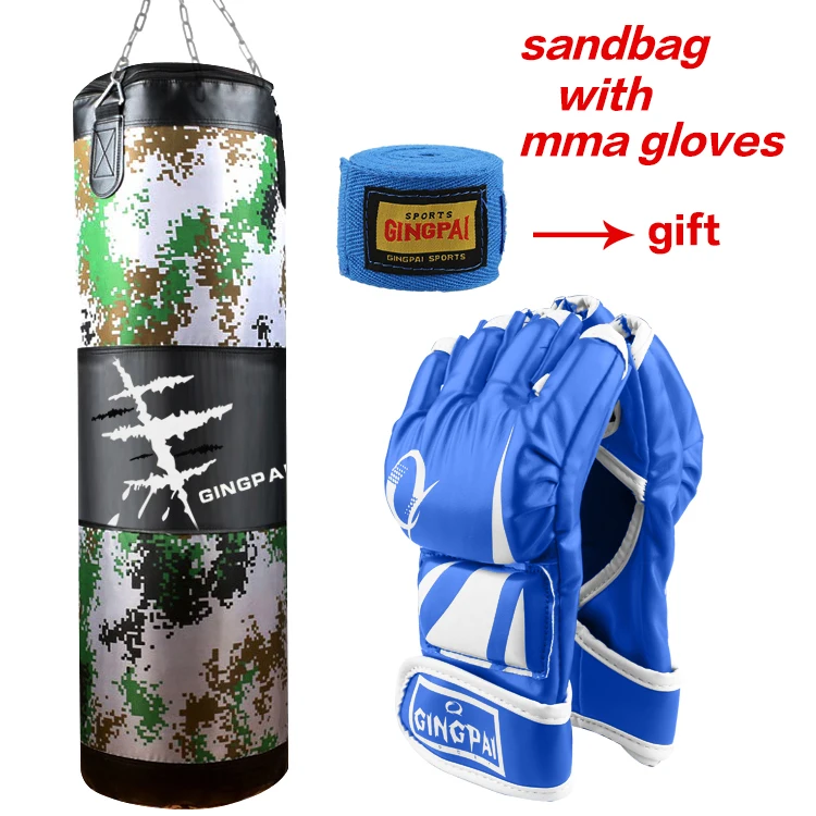 High Quality MMA Sandbags Boxing Series / sand bags (Empty Bag)100cm /Boxing Gloves Punching Bags Hand Wraps | Спорт и развлечения