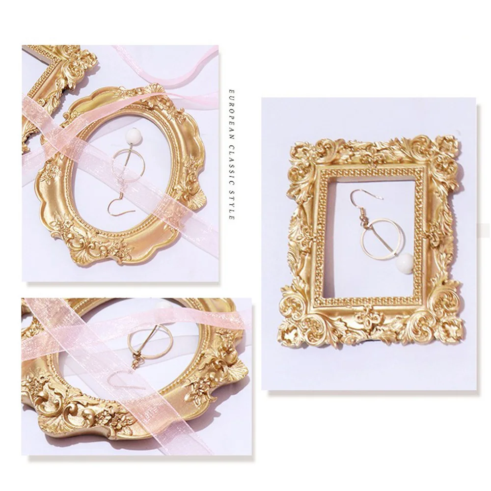 Фоторамка в ретро стиле набор украшений из смолы под золото викторианском