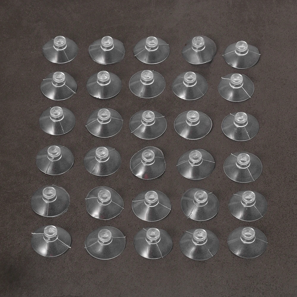 2 см 30 шт./компл. высококачественные резиновые прозрачные присоски для грибной