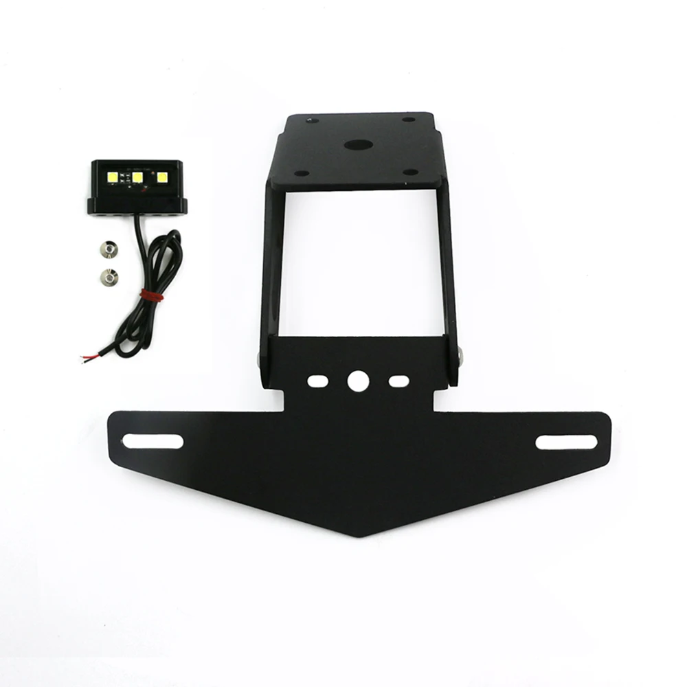 

For Kawasaki Z650 Z 650 Ninja650 2017-2020 Motorcycle License Plate Holder Bracket Tail Tidy Fenders Eliminator With LED Light