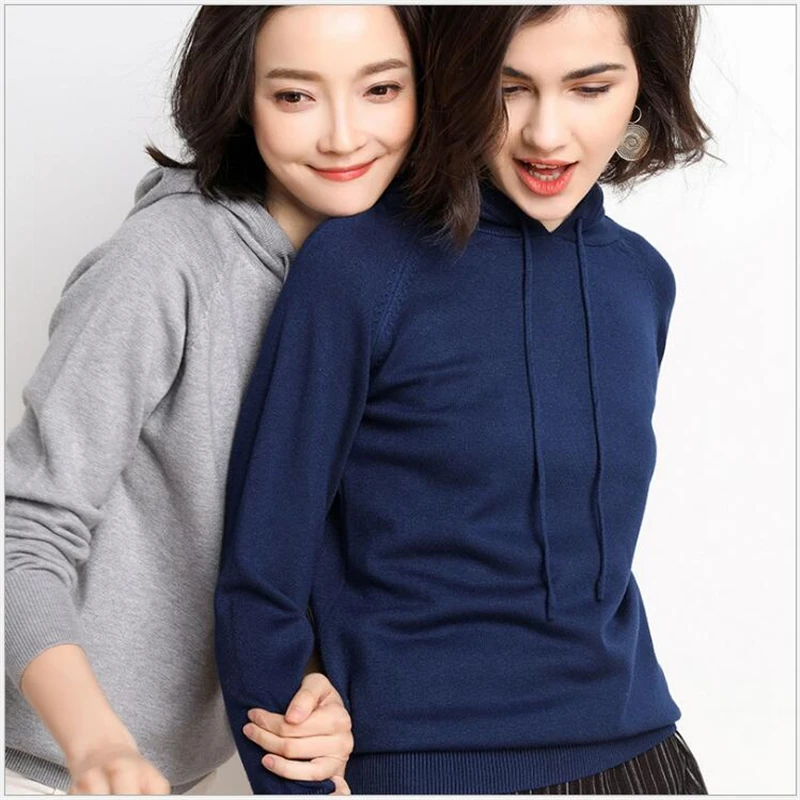 2020 Autumn Winter Loose Women Sweater Knitted Tops Women's Pullover plus size 3XL Solid Fashion S101 | Женская одежда