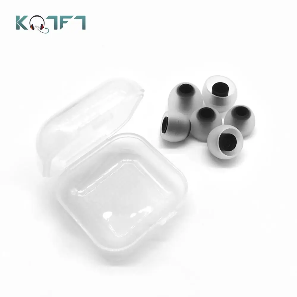 

KQTFT 4.0mm Replacement Silicone Earbud for In-Ear for Mp3 Mp4 Headphones Ear Pads Eartips Parts Earplug Universal
