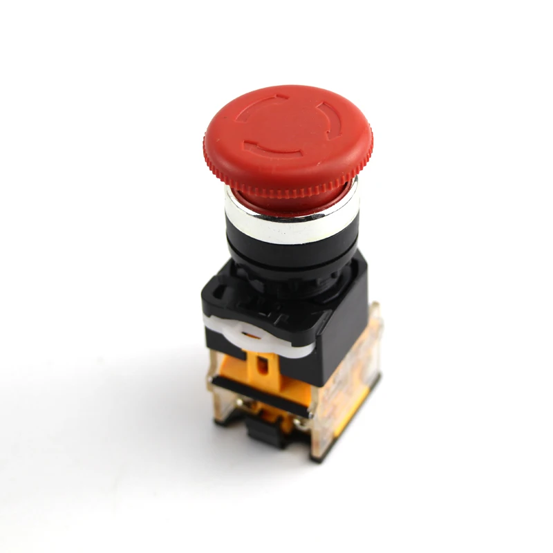 Новое поступление аварийная Мощность кнопочный переключатель LA38 11ZS стоп Грибная