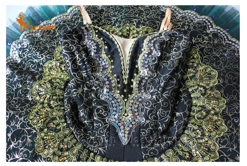 Темно-зеленый классический сценический костюм изумрудная индивидуальная