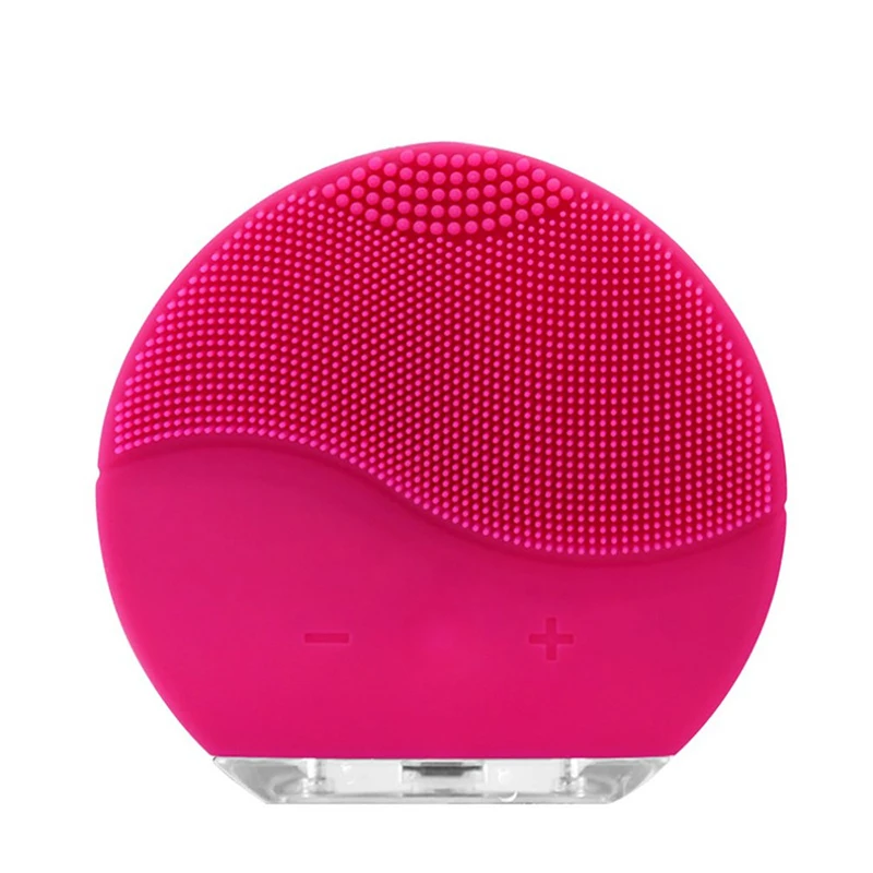 Мини-щетка для чистки лица Sonic Silicone Электрический Очиститель водонепроницаемая