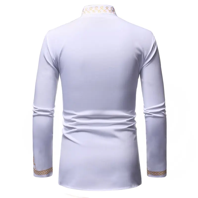 african clothes for men dashiki fabric mens t-shirt white pattern print bazin riche clothing africa dresses man top tee shirt |