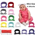 Однотонная повязка на голову для новорожденных, эластичная повязка на голову для маленьких девочек, эластичная повязка на голову, Детские аксессуары для волос