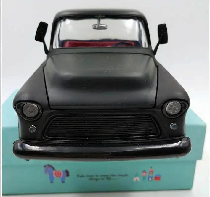 1:24 сплав модель автомобиля, 1955 Chevrolet пикап грузовик сплава Модель автомобиля, съемные шины, дверь openable игрушечный автомобиль