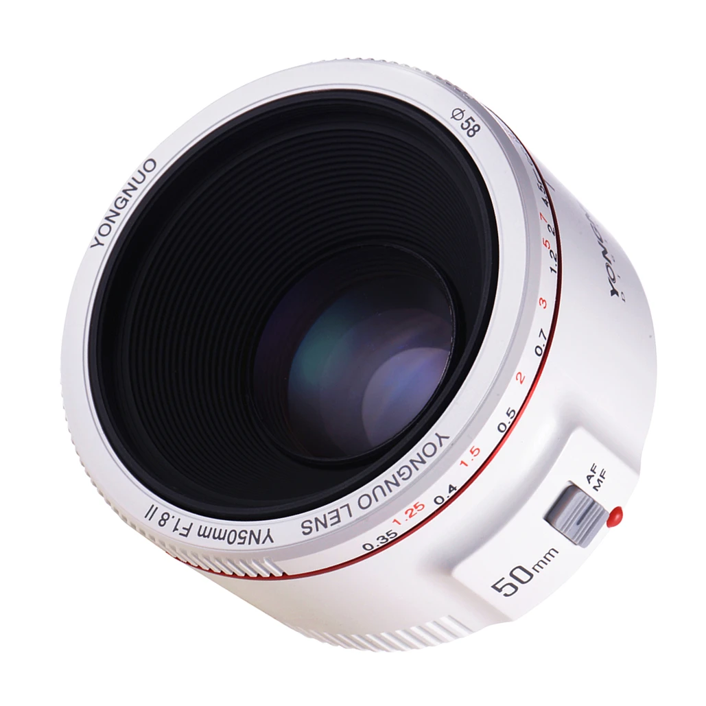 Объектив YONGNUO YN50mm F1.8 II стандартный основной объектив с большой апертурой и
