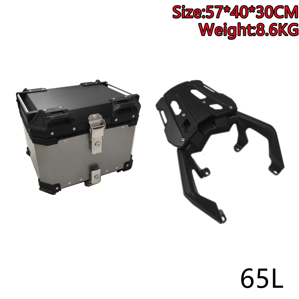 للبيع دراجة نارية قفل حقيبة جذع دائم بطاقة للحقائب مقاومة للماء صندوق تخزين ل Xlol150 على الطرق الوعرة مغامرة 45L 55L 65L 80L الملحقات