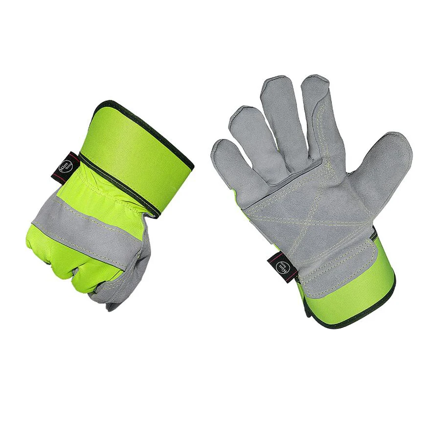 Перчатки для садоводства Нескользящие рабочие перчатки из розовой кожи вождения