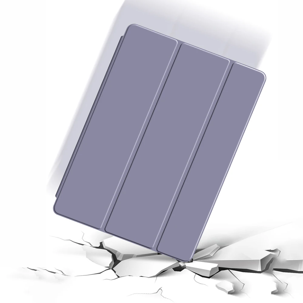 7-го поколения, трехслойный смарт-чехол, funda для iPad, 10,2 дюймов, Автоматический Режим сна/пробуждения, светильник, весовая подставка, силиконовый чехол, A2200, A2198, A2197