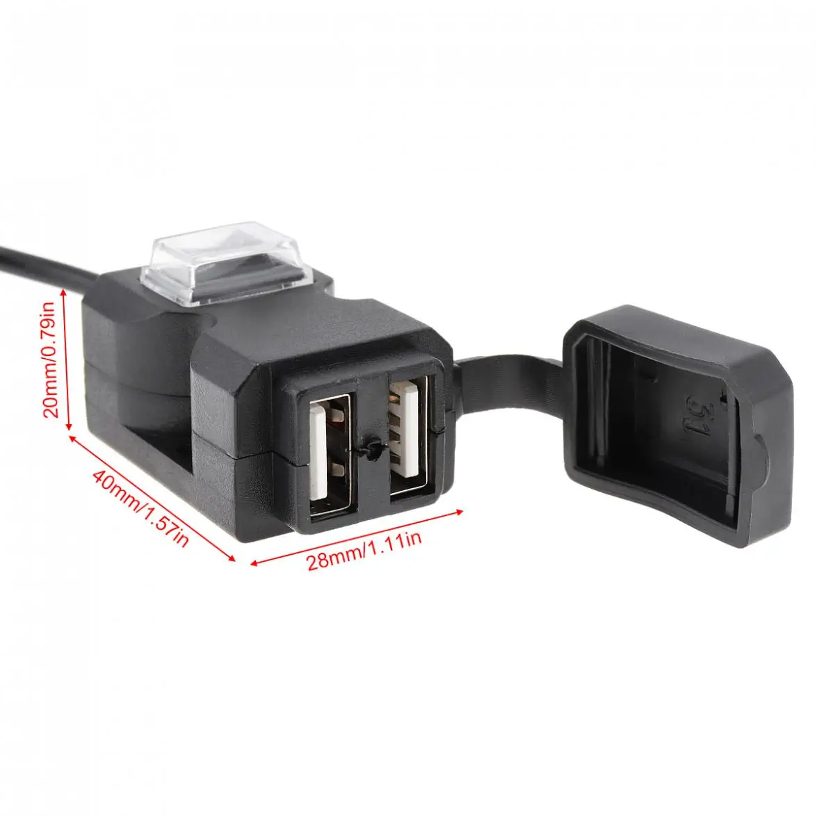 Водонепроницаемое зарядное устройство на руль мотоцикла 5 В 1 а/2 А | Автомобили и