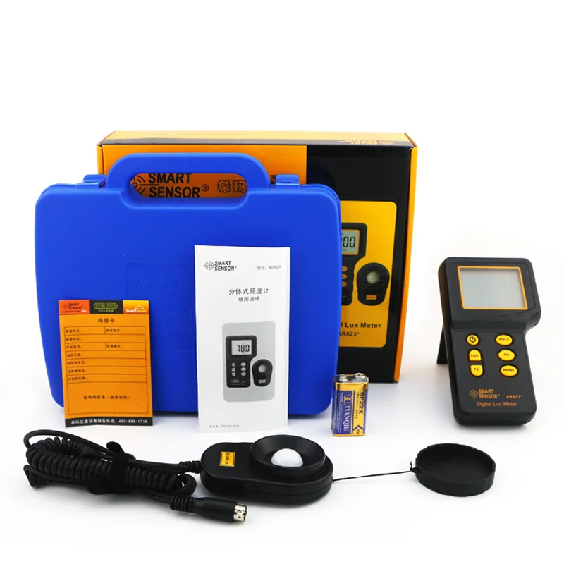 Новый профессиональный оригинальный цифровой светильник Luxmeter фотометр для