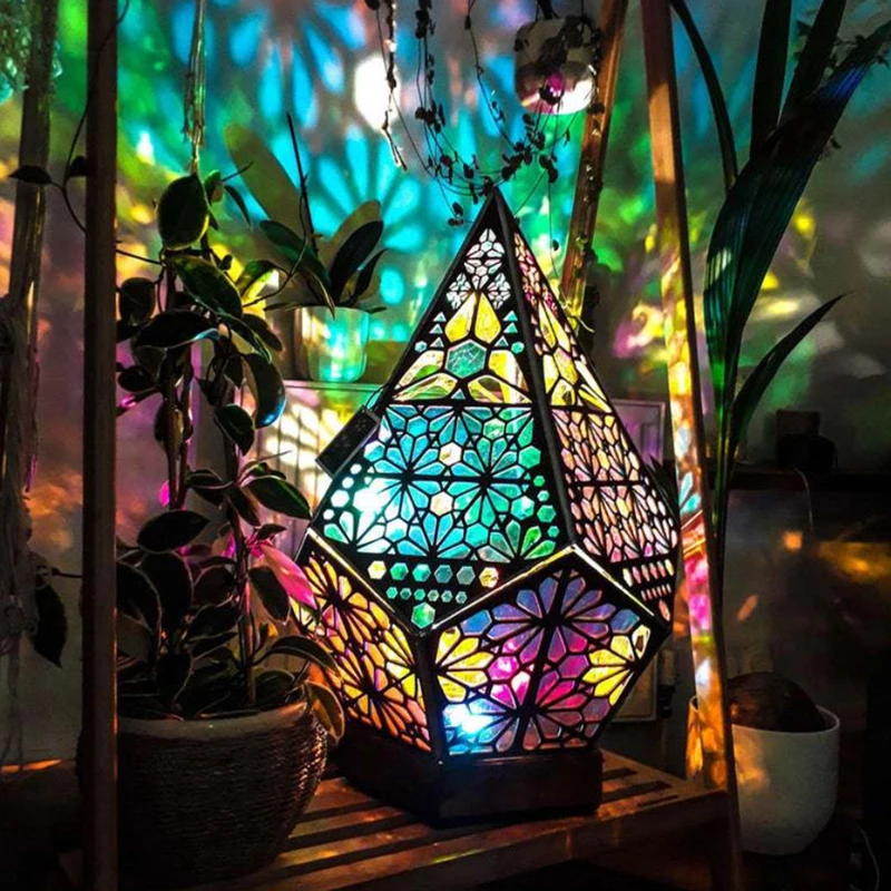 

Floor Lamp Plastic Bohemian Light Bohemian Style Decor Gift for Home Garden