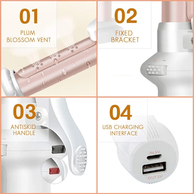 Беспроводная мини Плойка для волос завивательная палка Портативный USB