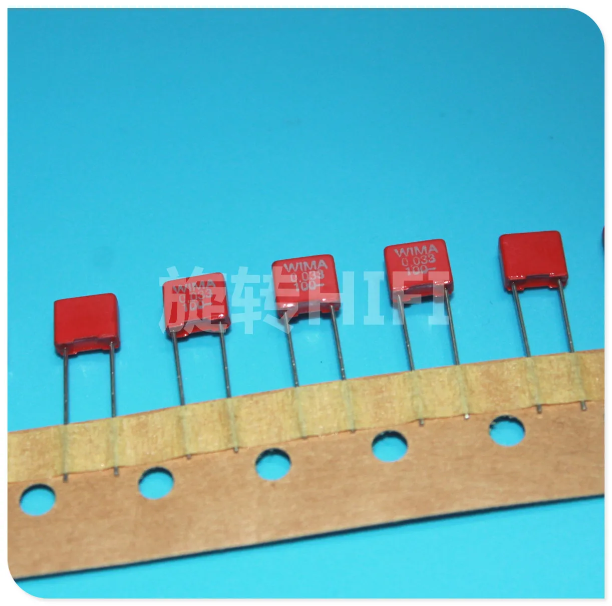 10 шт. посылка на клейкой пленке новинка красная WIMA MKS2 33NF 100 в P5MM 0 033 мкФ 333/100